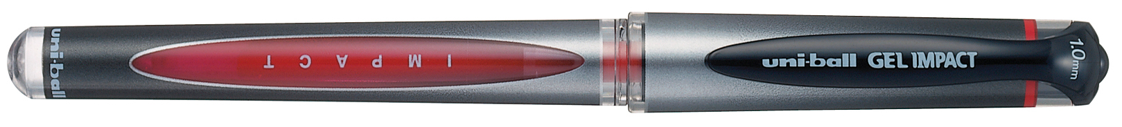 Roller cu gel Uniball Gel Impact – Rosu, 1.0 mm