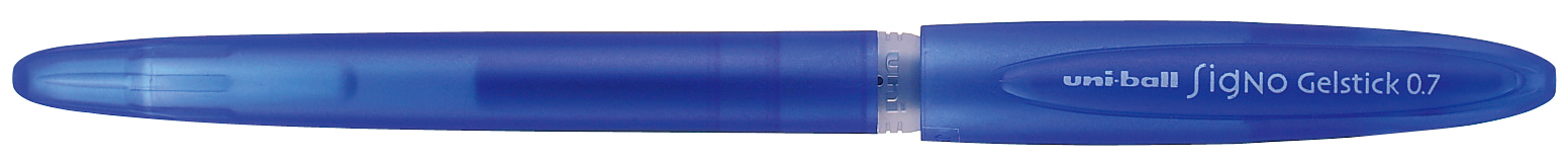 Gel roller Uniball Signo Gelstick – Albastru, 0.7 mm