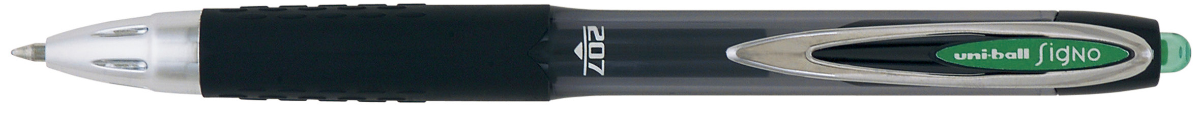 Roller automat cu gel Uniball Signo 207 – Verde, 0.7 mm