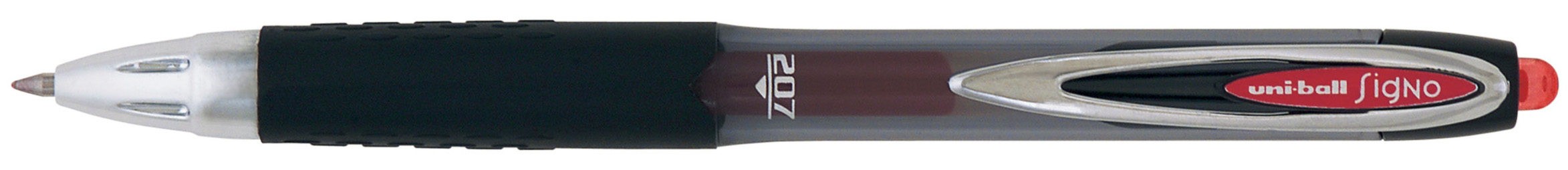 Automatic gel roller Uniball Signo 207 – Rosu, 0.7 mm