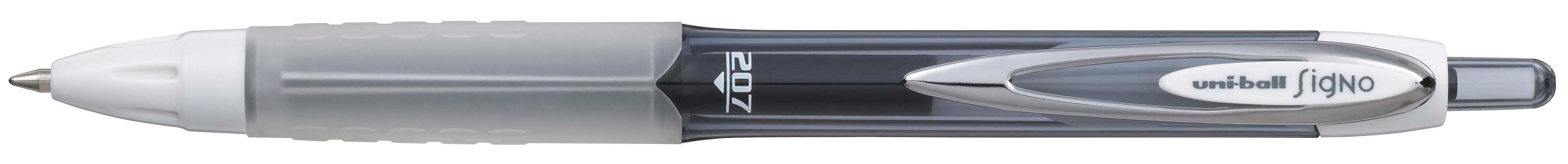 Roller cu gel automatic Uniball Signo 207F – Negru, 0.7 mm