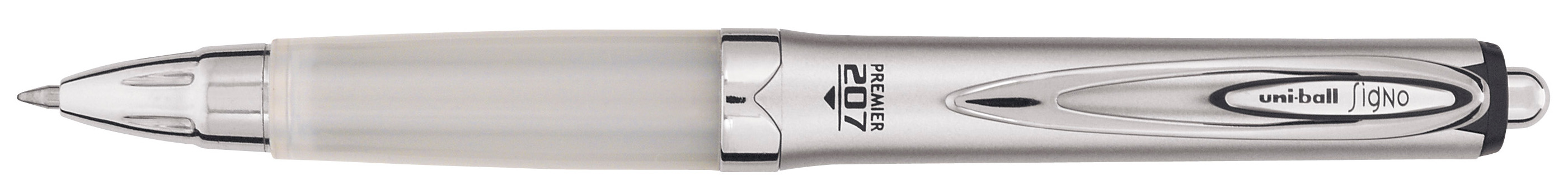 Roller automat cu gel Uniball Signo 207 Premier – Negru, 0.7 mm