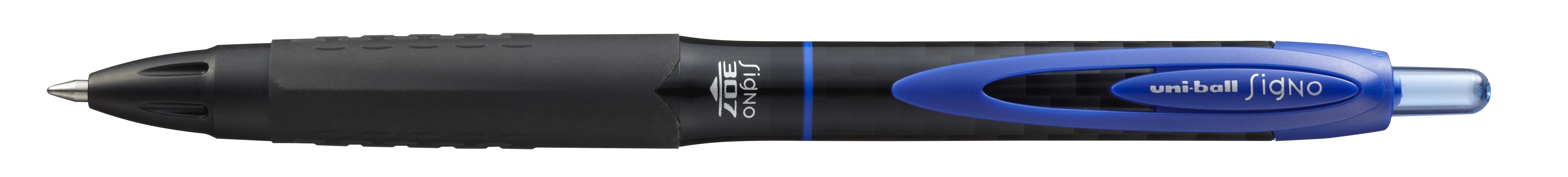 Pix cu role utomat gel Uniball Signo 307 – albastru, 0.7 mm
