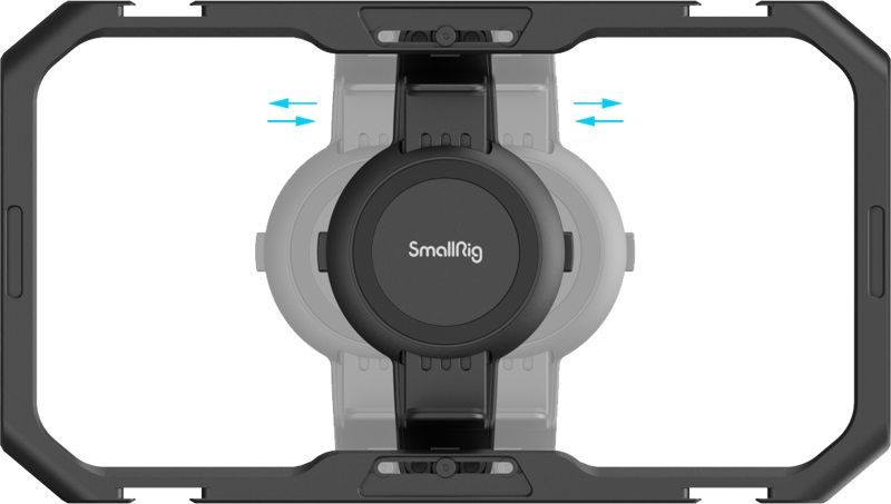 Carcasă universală pentru smartphone SmallRig - Quick Release, neagră