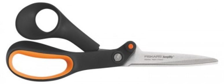 Foarfecă universală Fiskars - Pro Amplify, cu lame zimțate, 24 cm