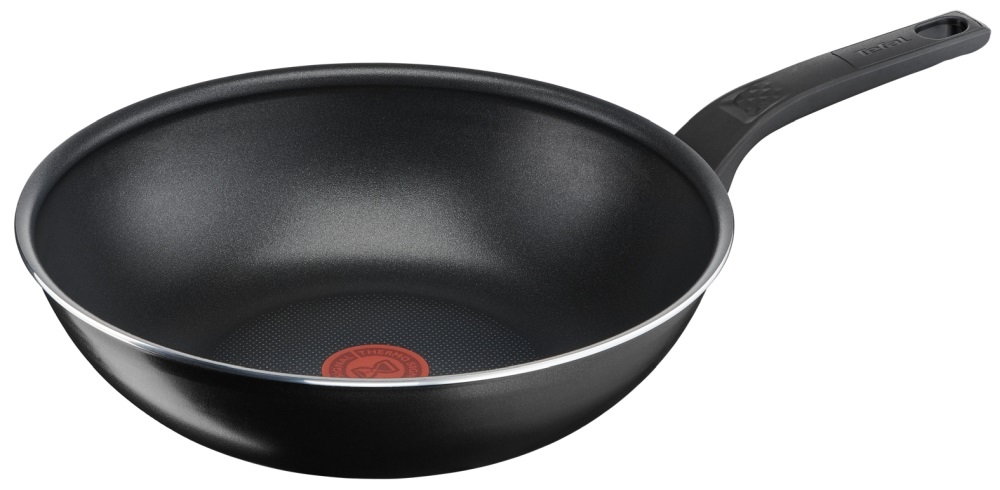 Tigaie wok Tefal - Simply Clean B5671953, 28 cm, negru