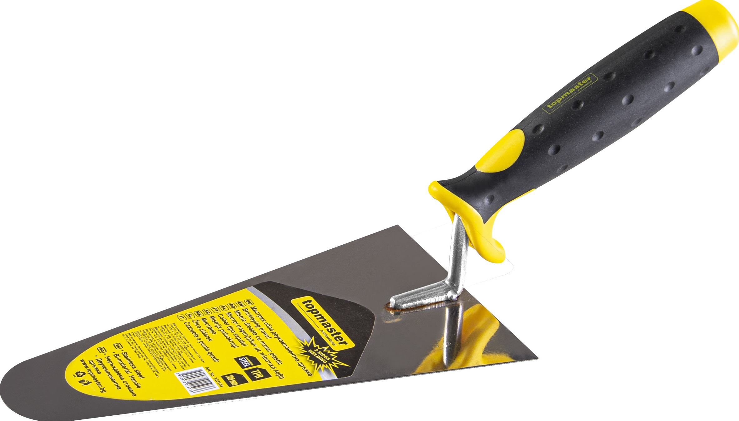 Gletieră rotundă întărită Top Master - Pro, a doua generație, 180 mm