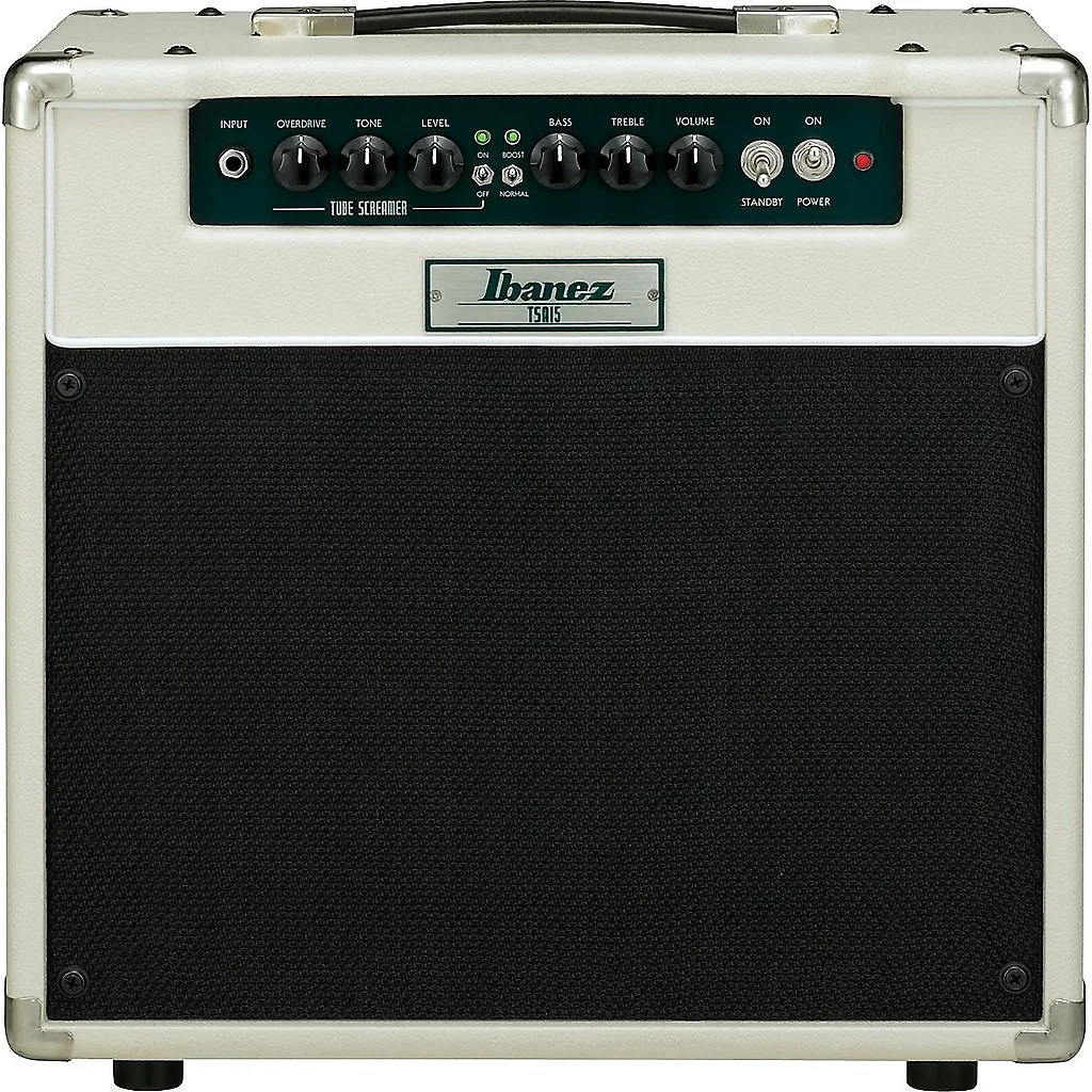 Amplificator pentru chitară Ibanez - TSA15 U, alb/negru