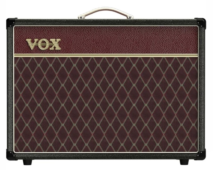 Amplificator pentru chitară VOX - AC15C1 TTBM W, roșu vin