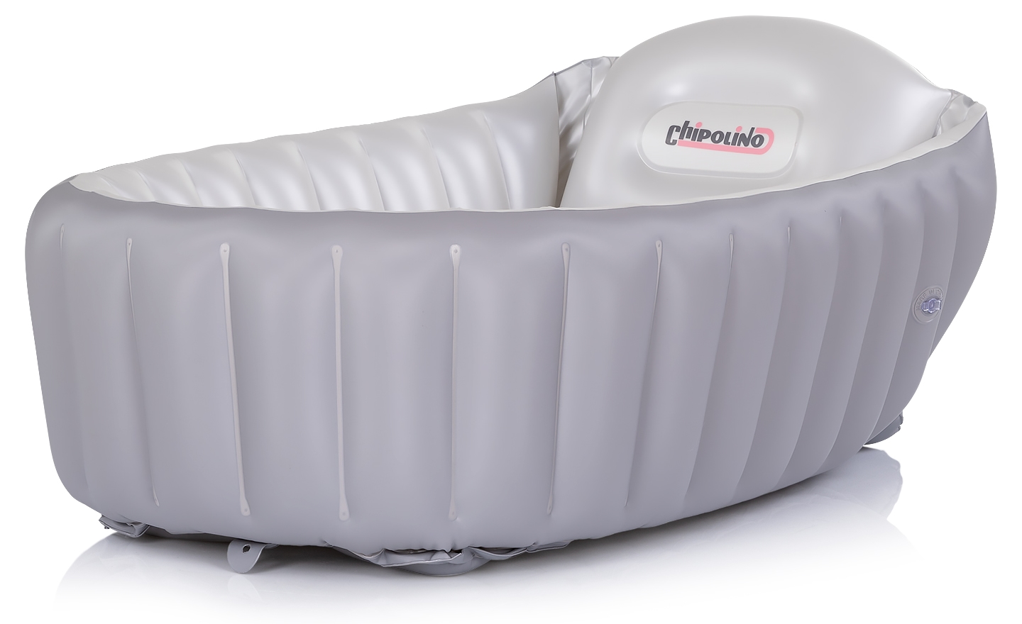 Cadă cu pompă Chipolino - Baby Cloud, gri
