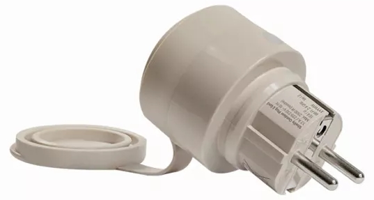 Priză inteligentă de exterior Shelly Outdoor Plug S Gen3, IP44, bej