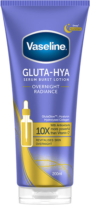 Vaseline Ser de corp de noapte  Gluta-Hya Overnight Radiance, 200 ml
