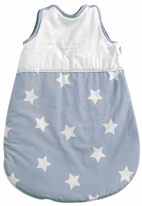 Sac de dormit matlasat Lorelli - Stars, 2.5 Tog, 0-6 m, albastru