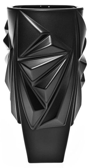 Vază Bohemia 1845 - Princess Satin Black, 30 cm
