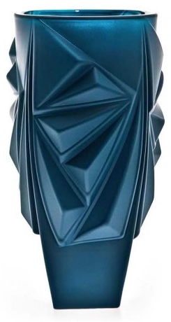Vază Bohemia 1845 - Princess Satin Navy, 30 cm