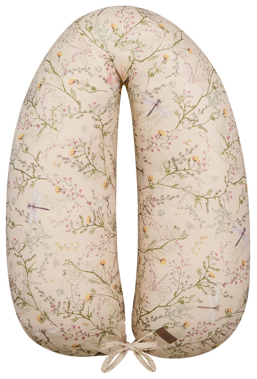 Pernă de sarcină  KikkaBoo Secret Garden - Beige