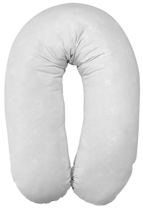 Pernă de alăptare Lorelli - 190 cm, gri