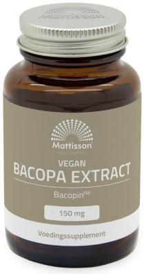 Vegan Bacopa Extract, 150 mg, 60 capsule, Mattisson Healthstyle