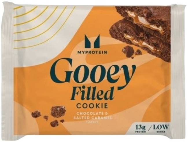 Vegan Gooey Filled Cookie, caramel sărat, 75 g, Myprotein