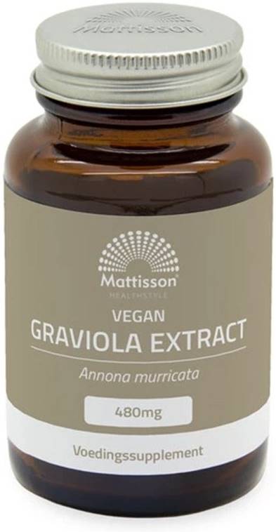 Mattisson Healthstyle Vegan Extract de Graviola, 480 mg, 60 capsule