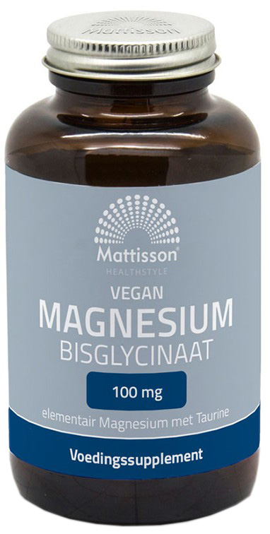 Vegan Magnesium Bisglycinate, 90 tablete, Mattisson Healthstyle