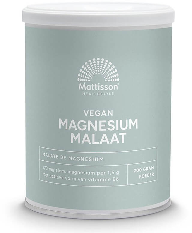 Vegan Magnesium Malate, 200 g, Mattisson Healthstyle