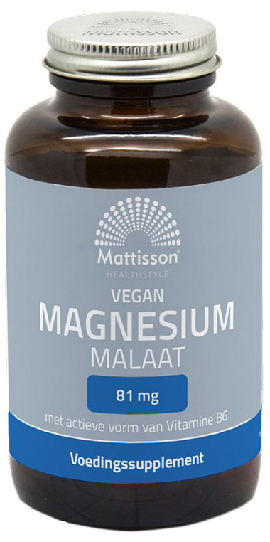 Vegan Magnesium Malate, 90 capsule, Mattisson Healthstyle