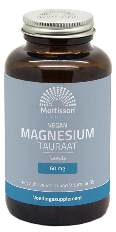 Vegan Magnesium Taurate, 120 capsule, Mattisson Healthstyle