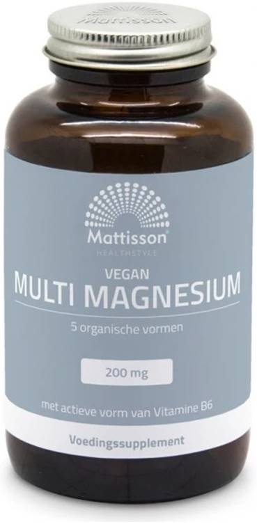 Mattisson Healthstyle Vegan Multi Magnesium, 200 mg, 90 tablete