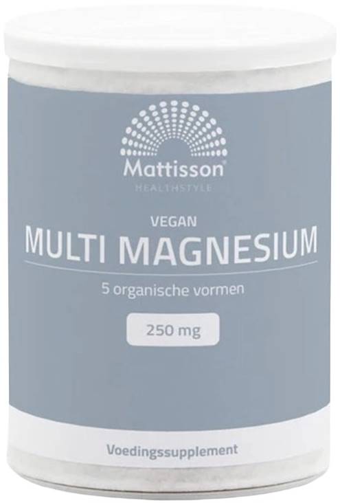 Mattisson Healthstyle Vegan Multi Magnesium, 250 mg, 200 g