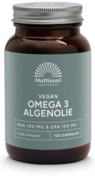 Vegan Omega 3 Algenolie, 60 capsule, Mattisson Healthstyle