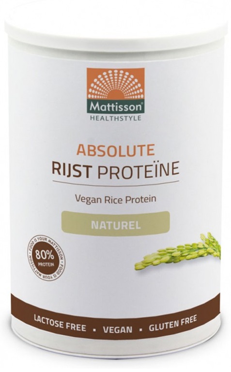 Vegan Rice Protein, 400 g, Mattisson Healthstyle