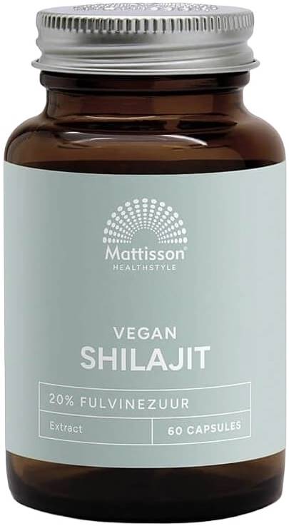 Vegan Shilajit, 400 mg, 60 capsule, Mattisson Healthstyle