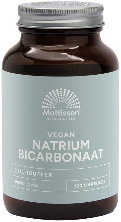 Vegan Sodium Bicarbonate, 120 capsule , Mattisson Healthstyle