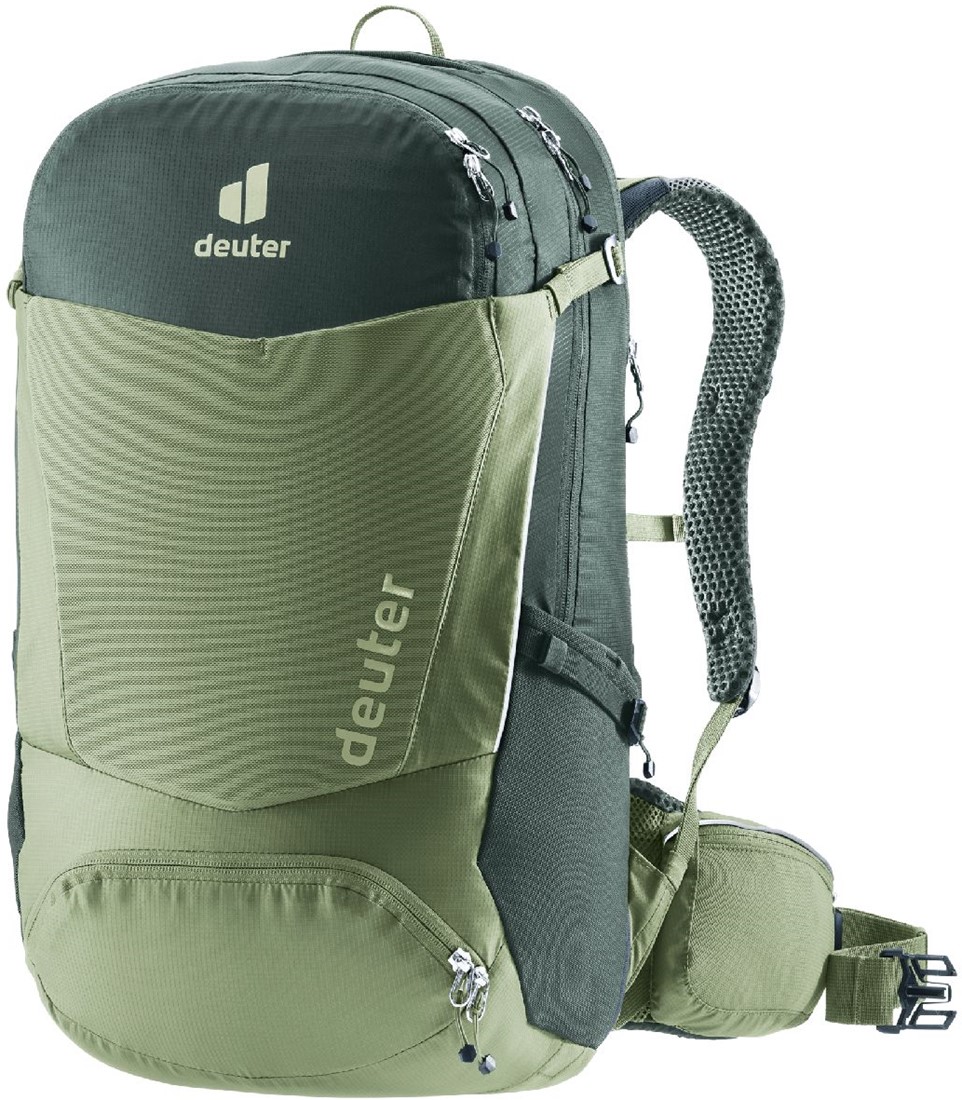 Rucsac de bicicletă Deuter - Trans Alpine Pro, 28 L, verde