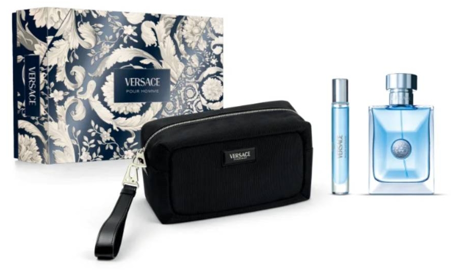 Versace Set Pour Homme - Apă de toaletă, 100 + 10 ml + Penar