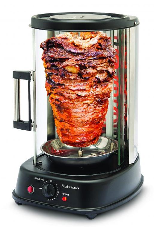 Grătar vertical Rohnson - R-2530, 1500W, 21 l, negru
