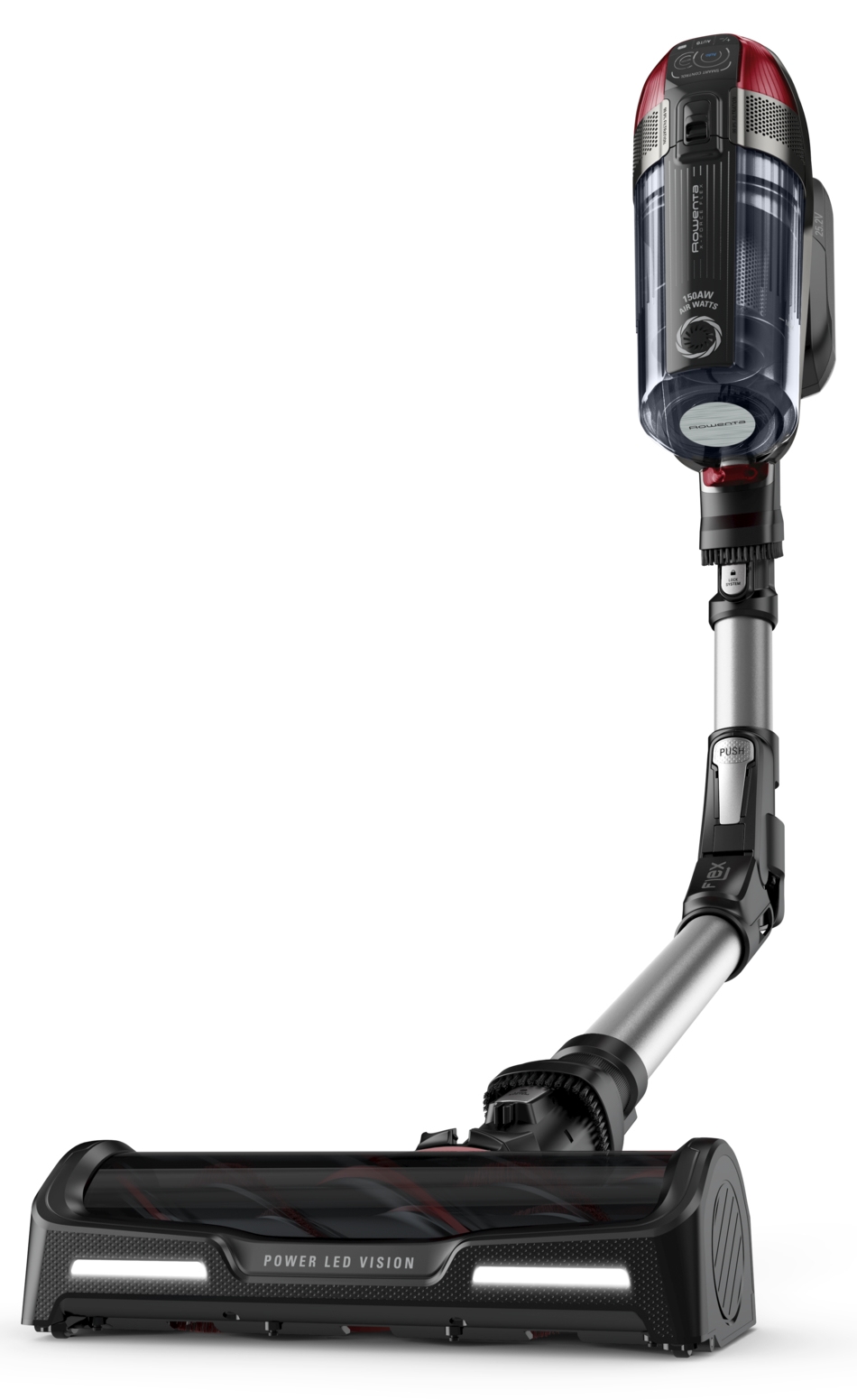 Aspirator vertical Rowenta – X-Force Flex 12.60 Animal Care, negru/gri