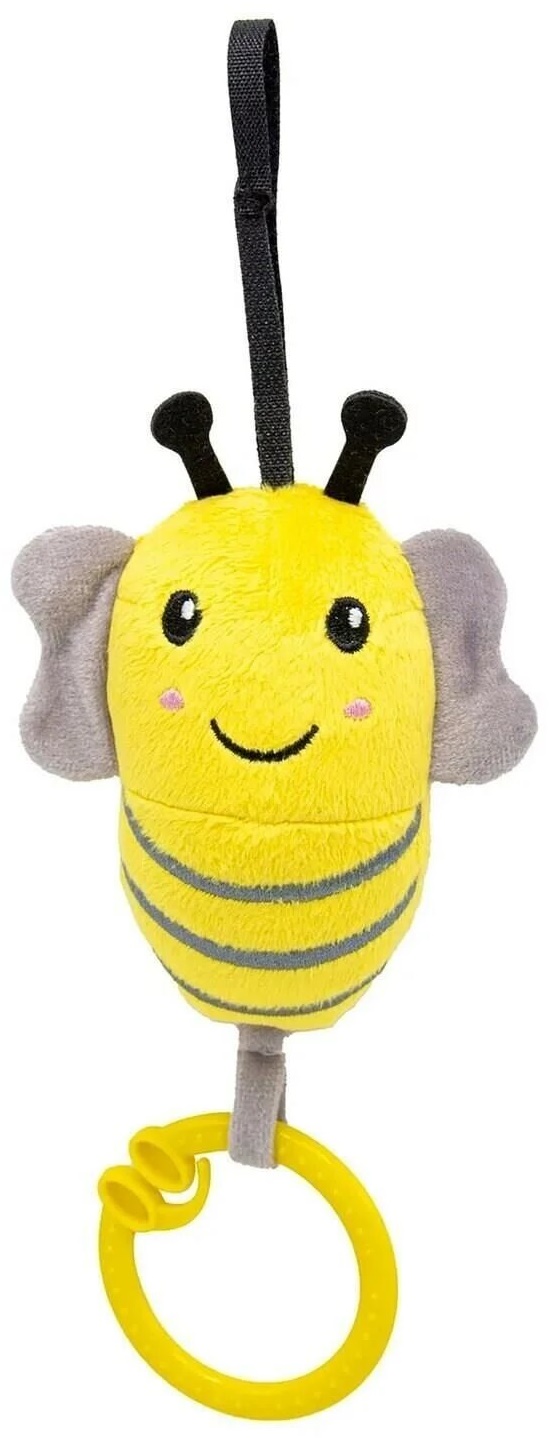 Jucărie vibratoare pentru copii BabyJem - Bee, galben, 15 x 8 cm