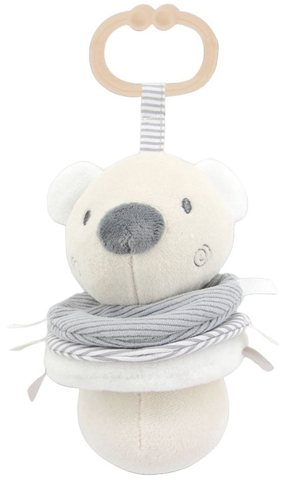 Jucărie vibrantă Lorelli Toys - Ursuleț , bej