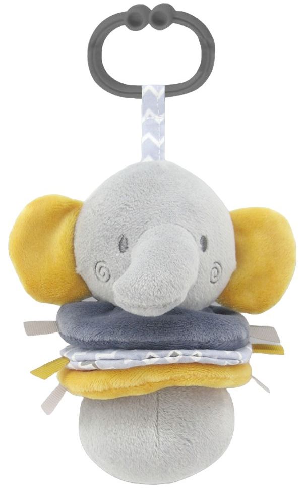 Jucărie vibrantă Lorelli Toys - Pui de elefant , gri