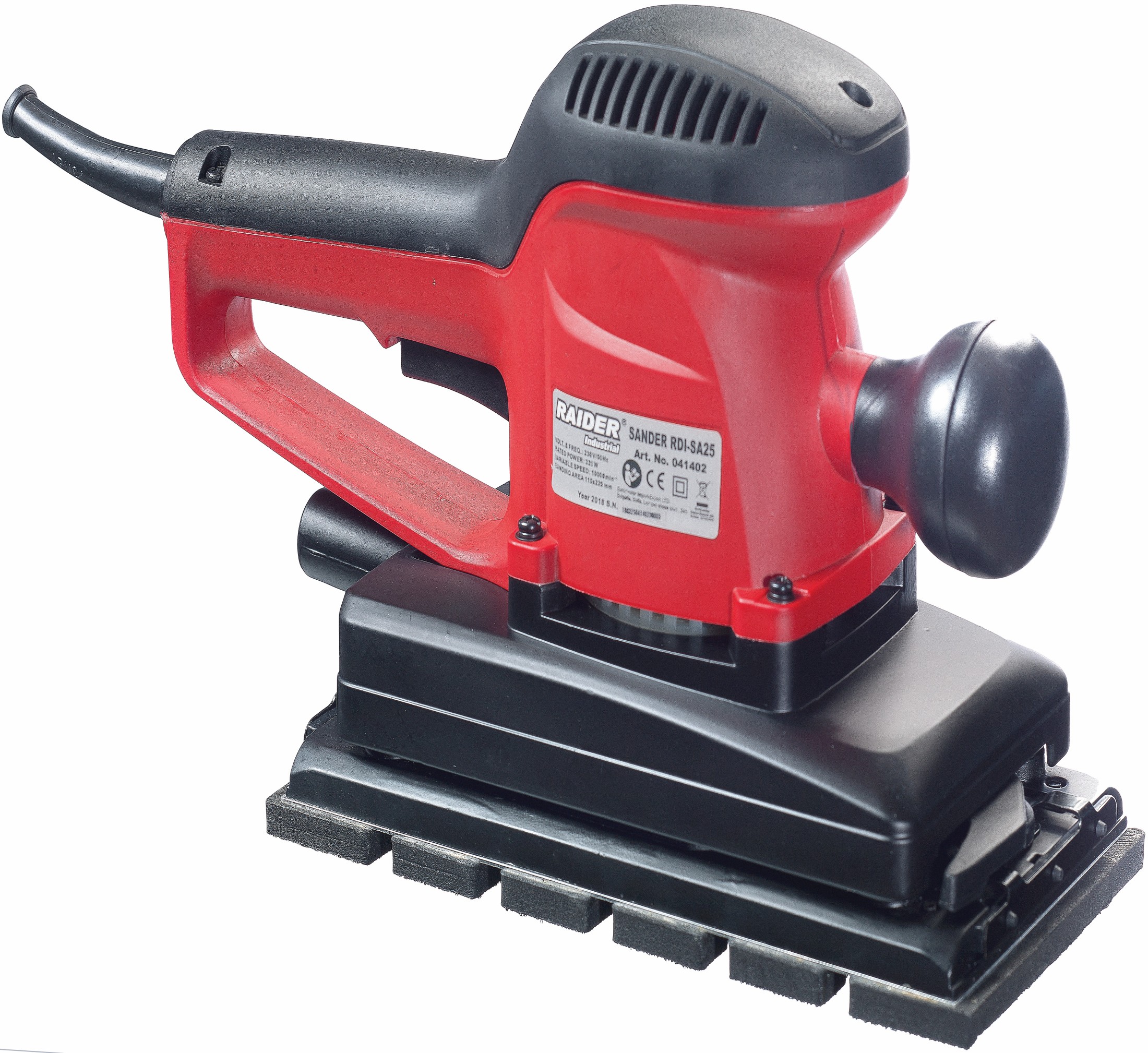 Șlefuitor vibrator Raider - Industrial, RDI-SA25, 320W, 115х230 mm