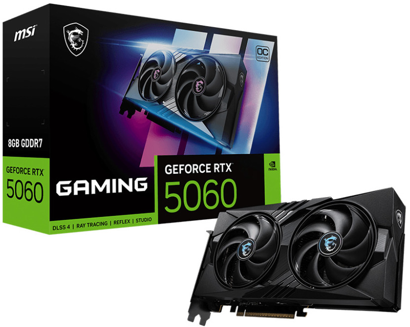 Puzzle MSI din 8 piese - GeForce RTX 5060 Gaming OC, 8GB, GDDR7
