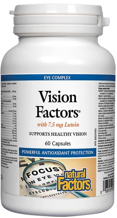 Vision Factors, 60 capsule, Natural Factors