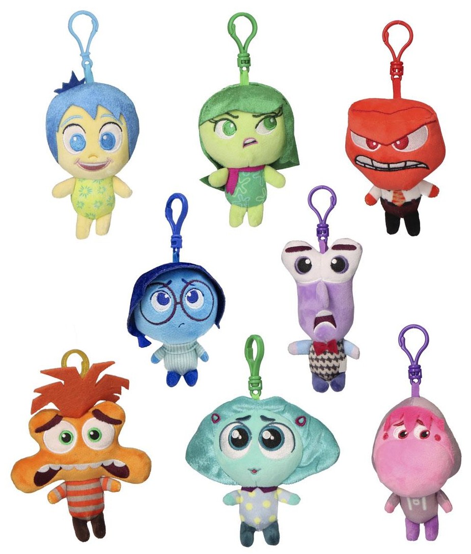 Breloc pentru rucsac Cerda Disney: Inside Out, asortat
