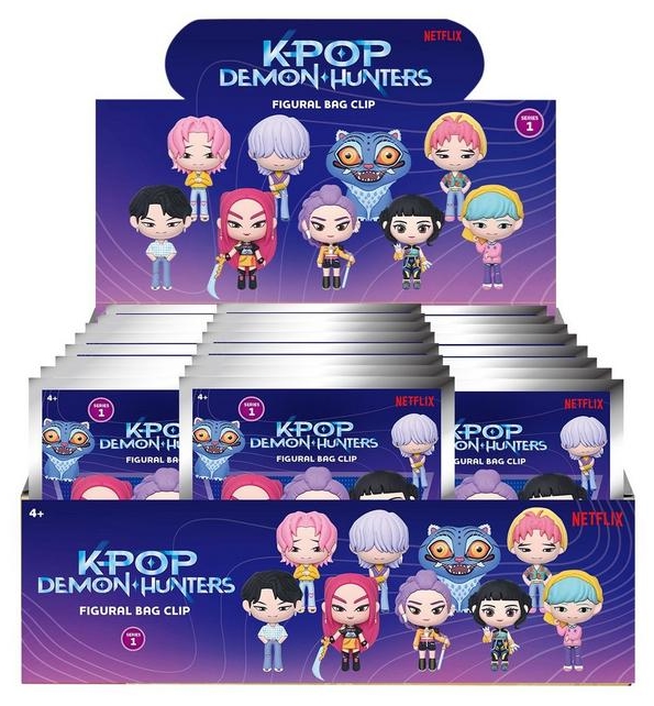 Pandantiv pentru rucsac Monogram Animation: K-Pop Demon Hunters - (Mystery Blind Bag) (Series 1), sortiment