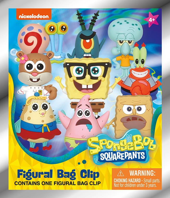Pandantiv pentru rucsac Monogram Animation: SpongeBob SquarePants - (Mystery Blind Bag) (Series 4), sortiment