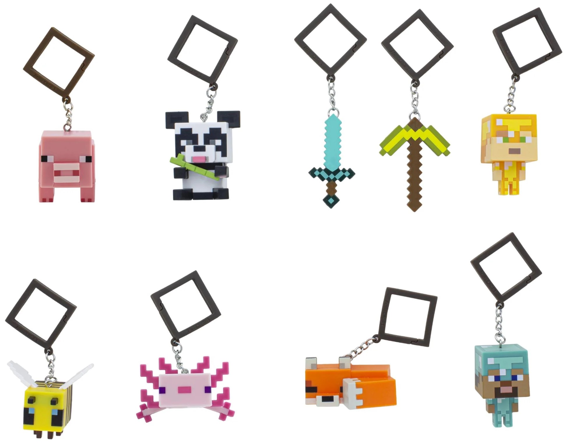 Pandantiv pentru rucsac Paladone Games: Minecraft - Series 2 (asortiment)