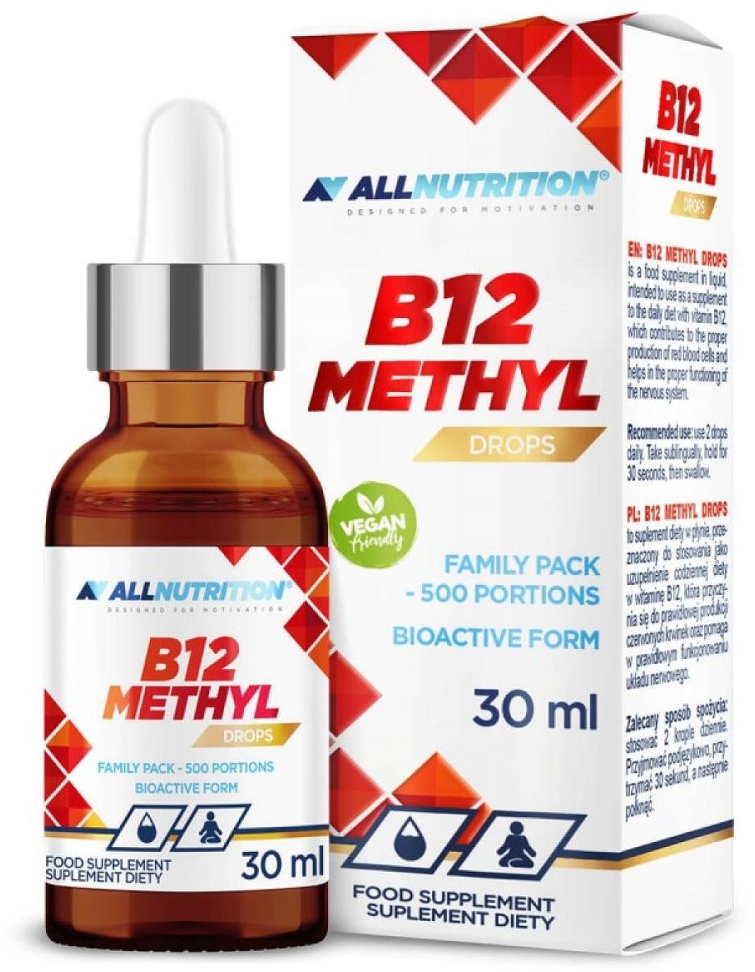 Vitamin B12 Methyl, 30 ml, AllNutrition