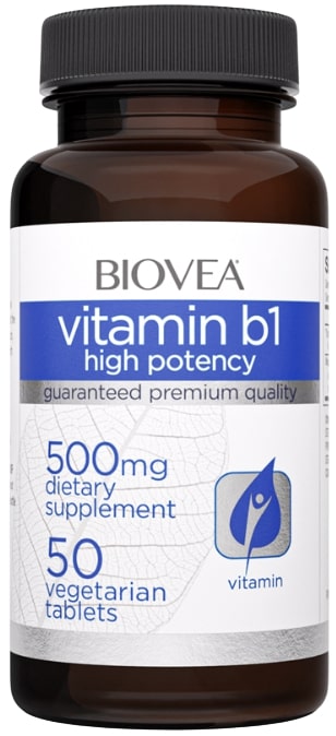 Vitamin B1 High Potency, 50 tablete, Biovea